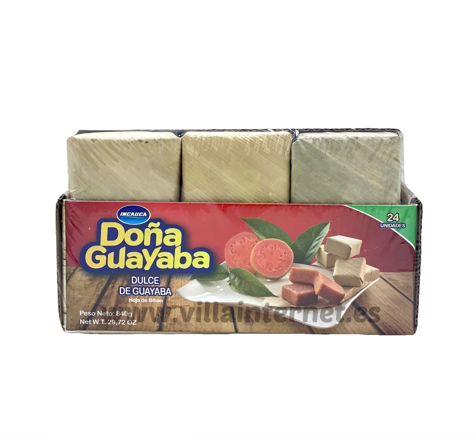 Bocadillo de guayaba en hoja Doña Guayaba 24uds