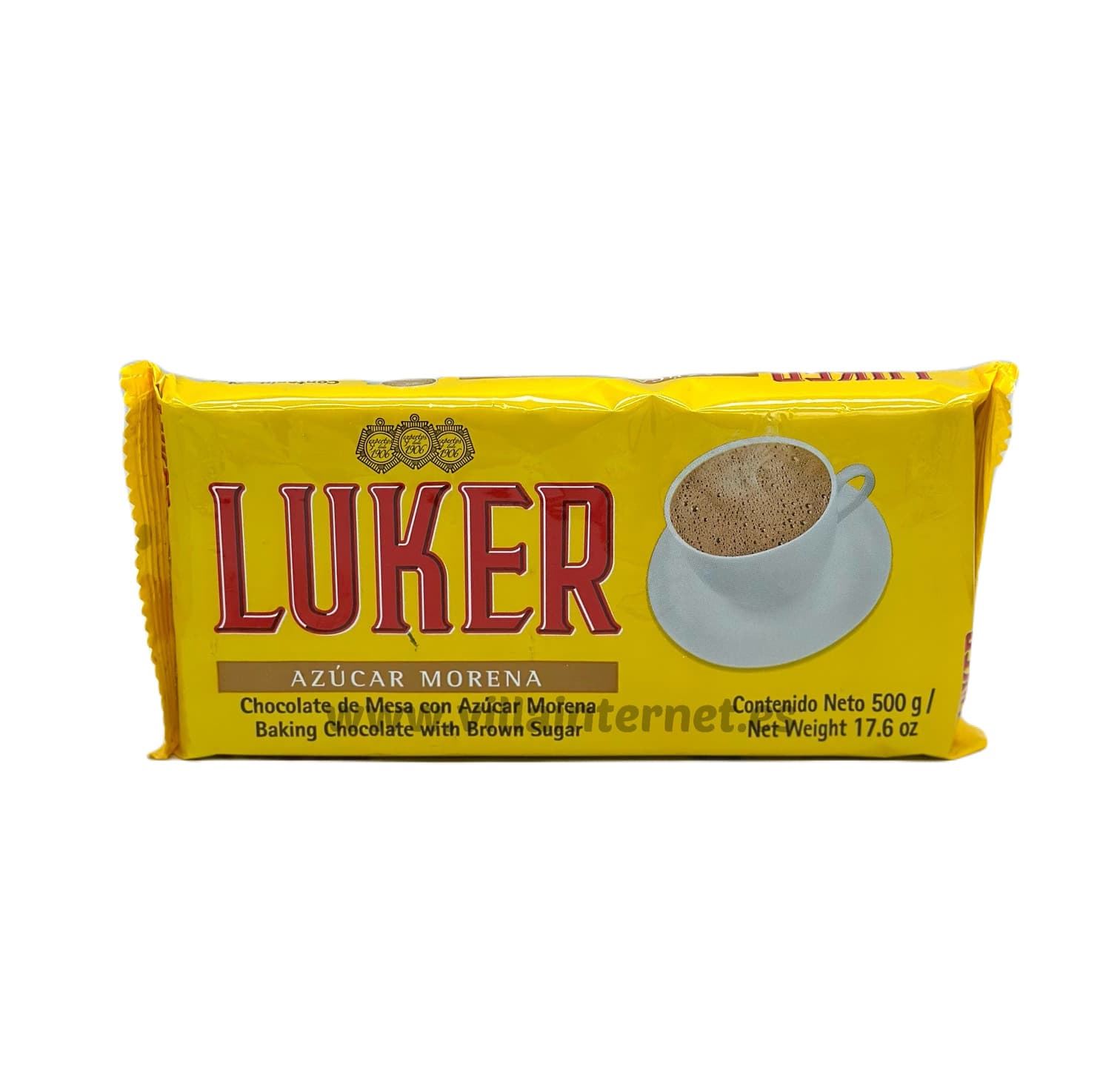 Chocolate de mesa Luker con azúcar moreno 500g - Imagen 1