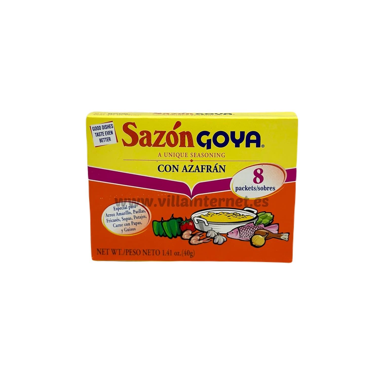 Sazón con azafrán 40g - Imagen 1